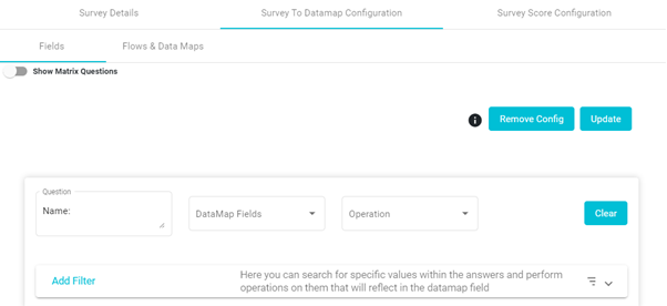 Screenshot showing Fields tab