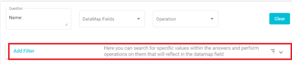 Screenshot highlighting Add Filter option